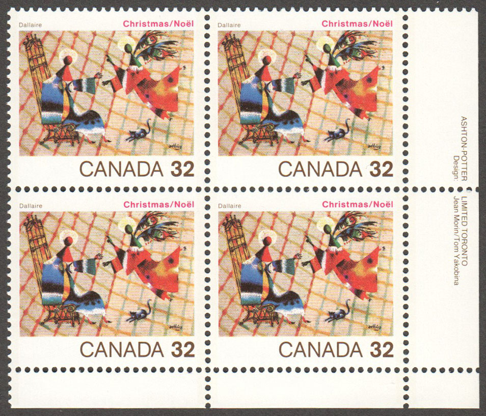 Canada Scott 1040 MNH PB LR (A2-4)